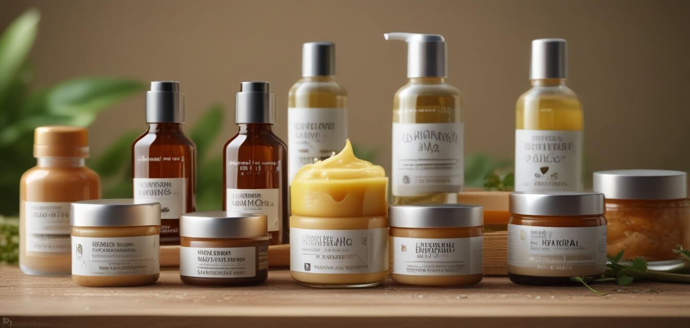 Organic skincare products